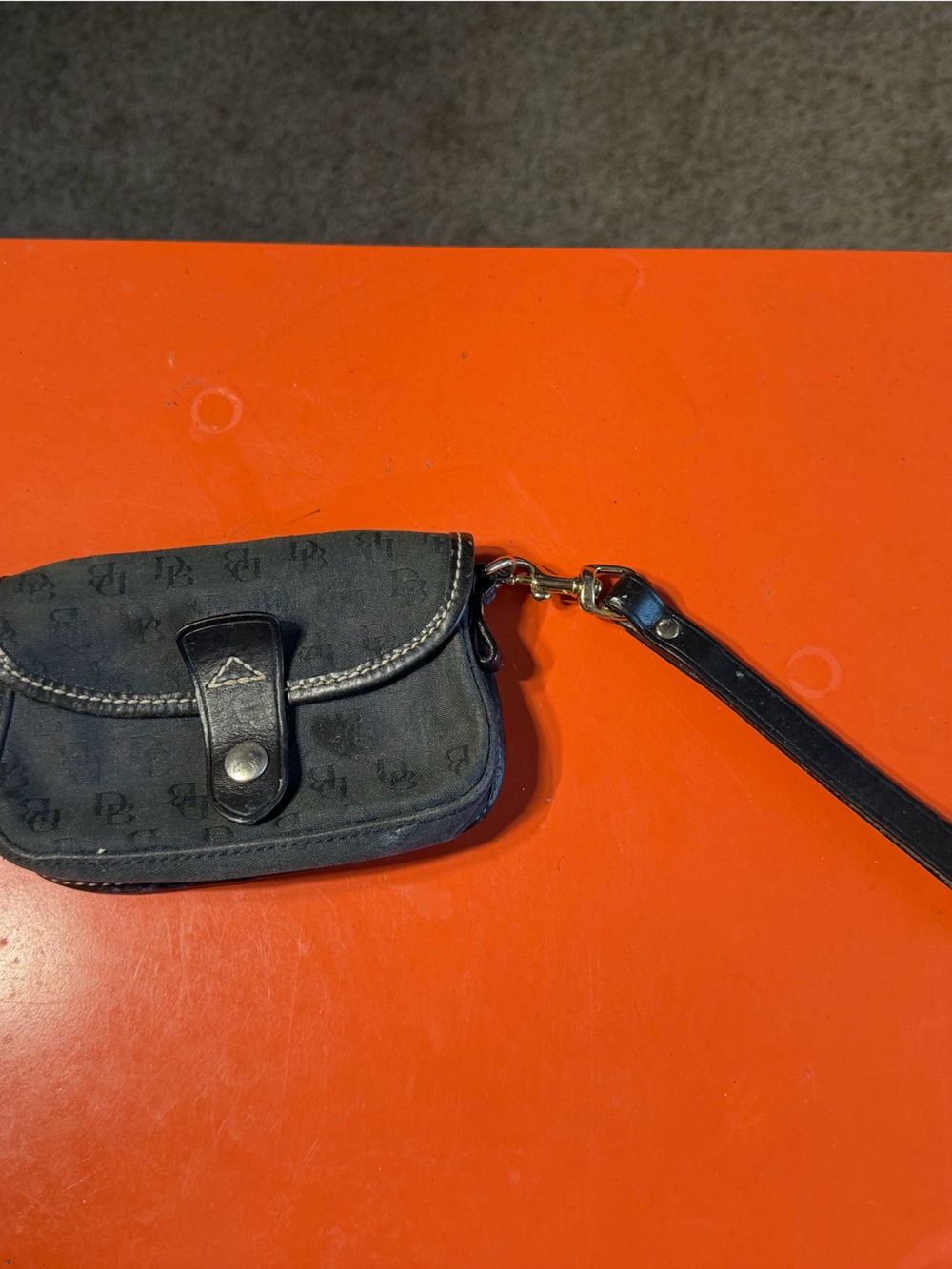 Dooney & Bourke Black Wristlet Clutch